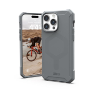 Mbulesë telefoni UAG Essential Armor për iPhone 15 Pro Max 6.7", magnet MagSafe, argjendtë