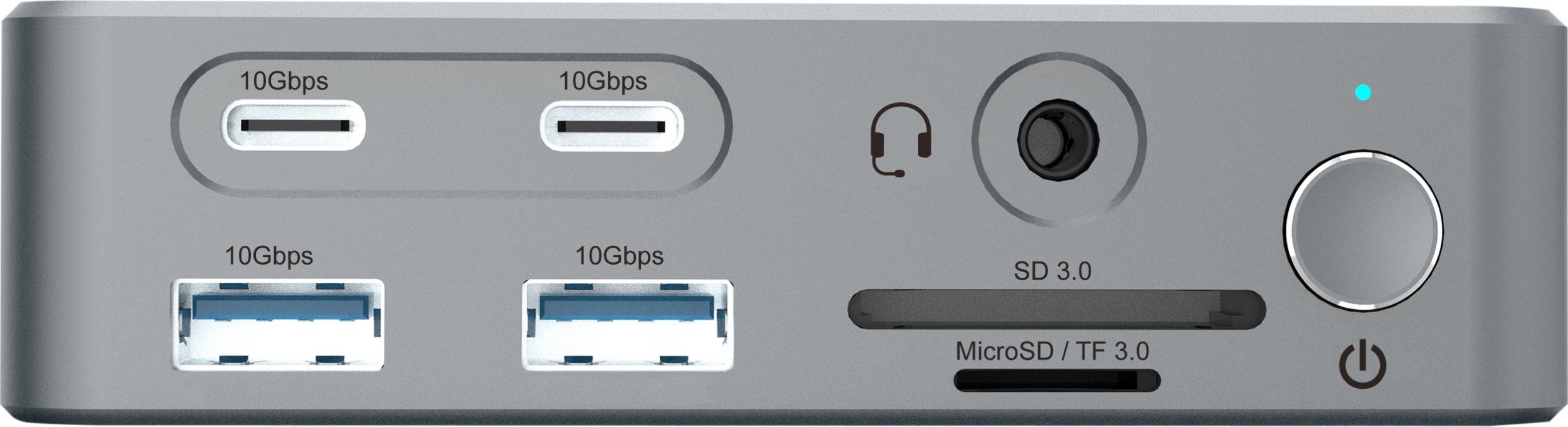 Docking LevelOne Conceptronic DONN25G, USB 3.2 Gen 2, 15 në 1, DisplayLink, 100W, argjendtë