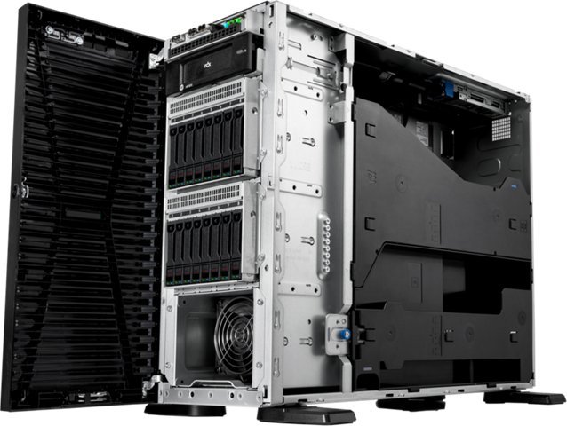 Server HPE ProLiant ML110 Gen11 P55640-421 (1x Xeon 4410Y 12-Core 2.0GHz, 1x 32GB-R, Intel VROC, 8SFF, 1x 800W)