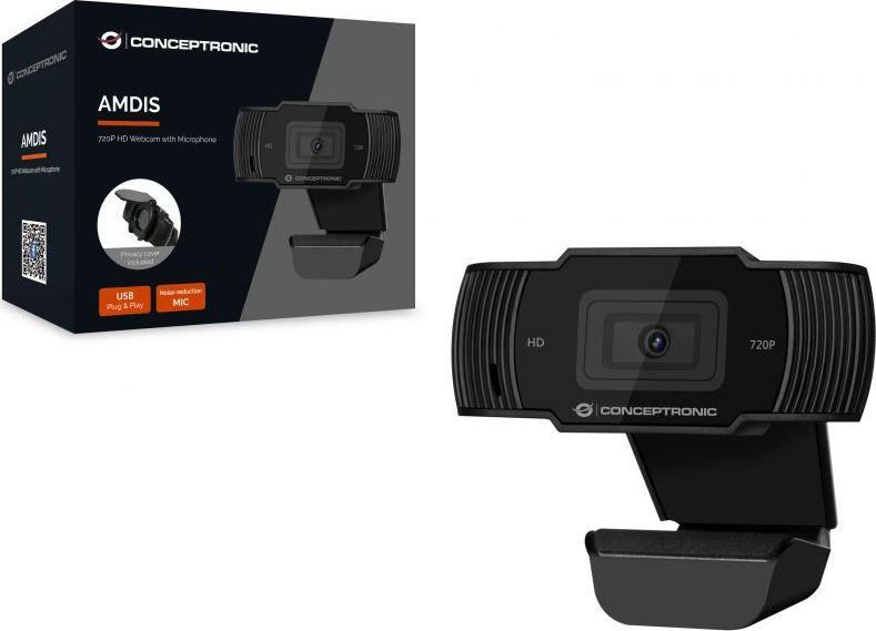 Uwb kamerë Conceptronic AMDIS03B, e zezë