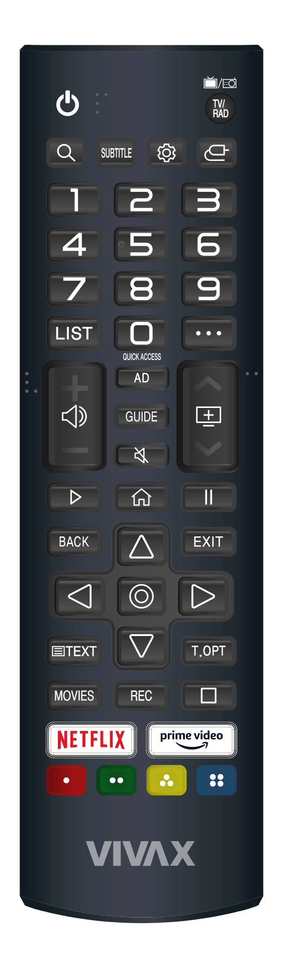 Televizor Vivax TV-43S60WO, 43", LED, Full HD, Smart, webOS