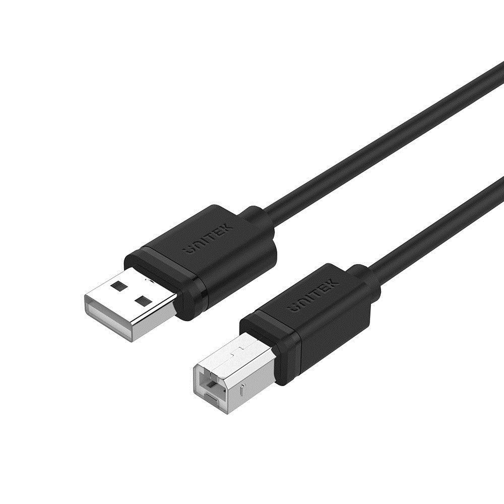Kabllo USB Unitek, 3m, USB 2.0, e zezë