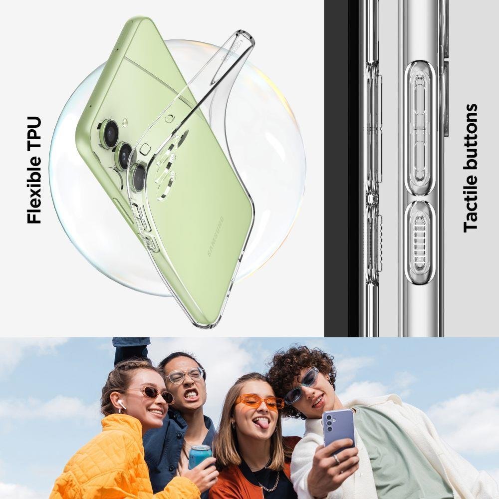 Mbrojtëse Spigen Liquid Crystal për Samsung Galaxy A54 5G, transparente
