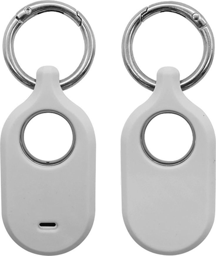 Mbajtëse silikoni 4smarts për Samsung Galaxy SmartTag2, set aksesorësh, blu