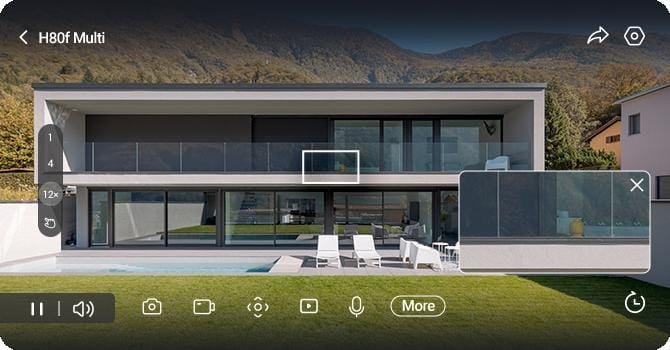 Kamerë e jashtme Ezviz H80f Multi, 3 lente 2K+, 360°, vizion nate me ngjyra, e bardhë