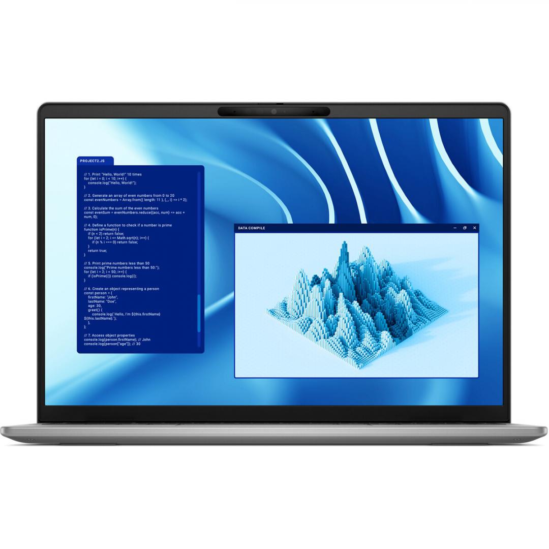 Laptop Dell Latitude 7455, 14", Snapdragon X Elite, 32GB RAM, gri