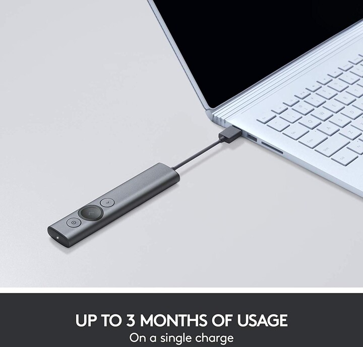 Prezantues Logitech Spotlight, i hirtë