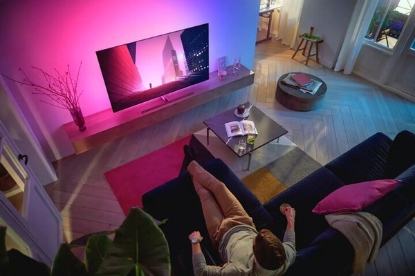 Televizor Philips 55OLED856, 55" (139cm), 4K UHD, gri