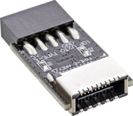 Внатрешен адаптер InLine USB 2.0 во USB 3.2 Type E Key A