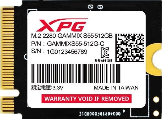 SSD Adata XPG Gammix S55, 512GB, M.2 NVMe