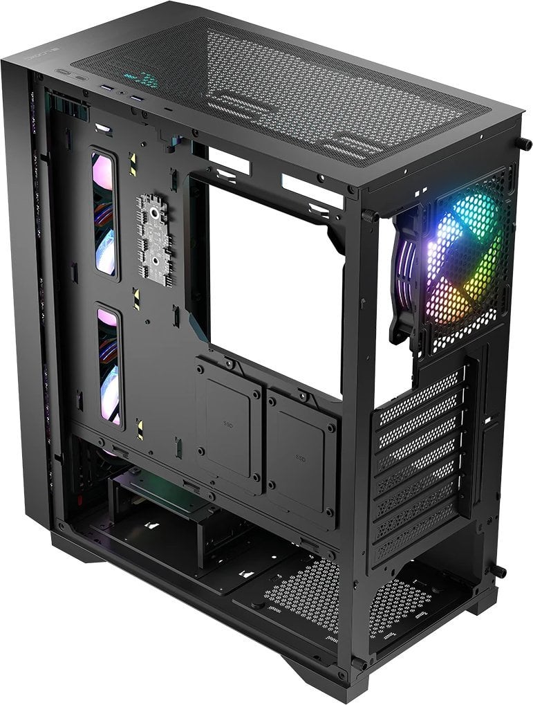 Kuti PC Logic Concept Dart Pro, MIDI, 4x ARGB, e zezë