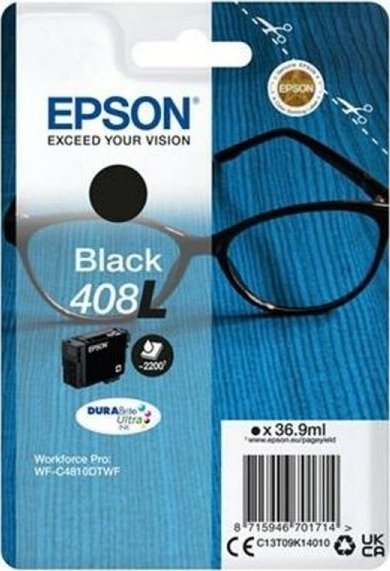 Ngjyrë për printer Epson 408L, 36.9ml, e zezë