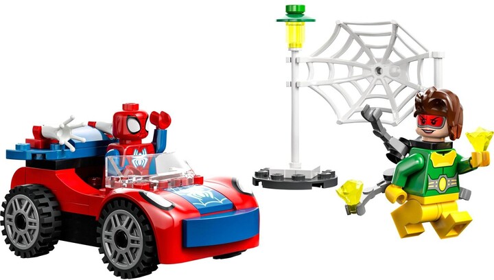 Set LEGO® Marvel 10789 Spider-Man in a car and Doc Ock, 48 pjesë