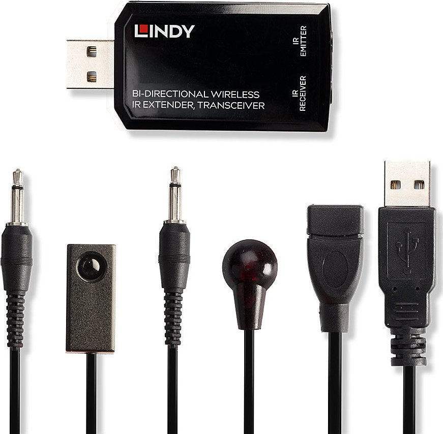 Extender wireless IR Lindy Bi-directional, transceiver, USB