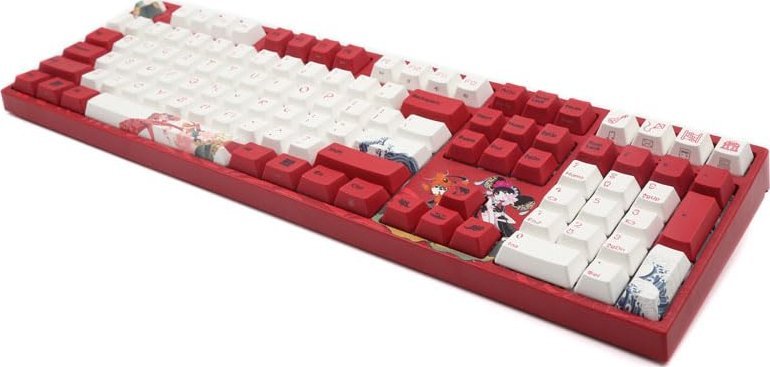 Tastierë gaming Varmilo VEA108 Koi, MX Silent Red, LED i bardhë