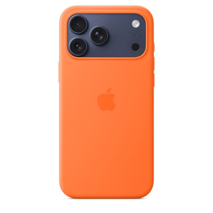Apple iPhone 17 Pro Max Silicone Case with MagSafe, Orange