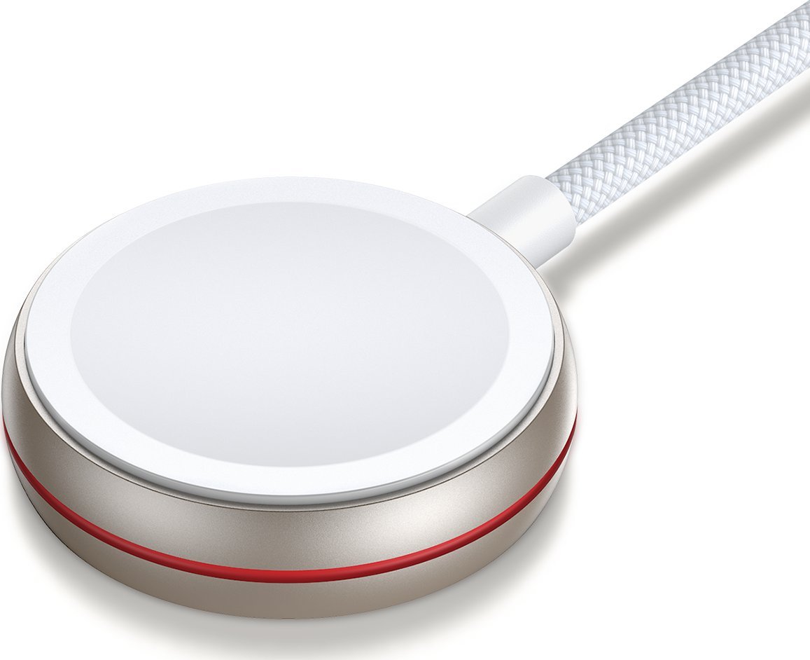 Karikues wireless Joyroom për Apple Watch, USB-C, kabëll 1.2 m, i bardhë