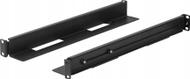 Shina montuese rack Lanberg AK-1901-B, set për kabinet 19", metalike, të zeza