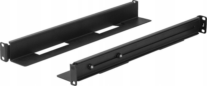 Shina montuese rack Lanberg AK-1901-B, set për kabinet 19", metalike, të zeza