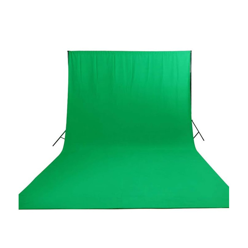 Pure Cotton Background Cloth 3x3m Chromagreen
