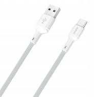 Kабел USB Dudao L9T, USB A во USB C, 5A, 1m, бел