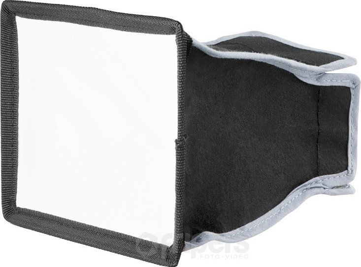 Softbox Aurora Microbox SS për blic kamere, 10x14 cm, i zi
