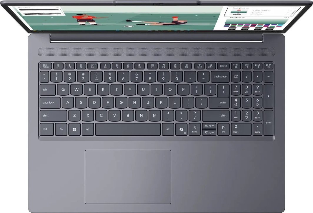 Laptopi Lenovo IdeaPad Slim 3 16IPH11, Intel Core Ultra 5 322, 16GB, 512GB SSD, i hirtë