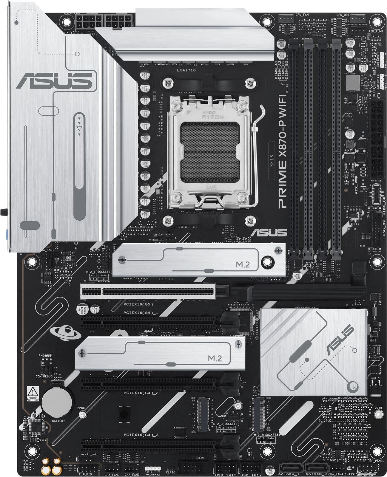 Pllakë amë ASUS Prime X870-P WIFI, AMD X870, Socket AM5, ATX