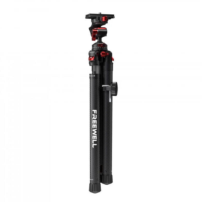 Tripod Freewell Portable Travel, 1.5m, fibër karboni, për DSLR dhe smartphone