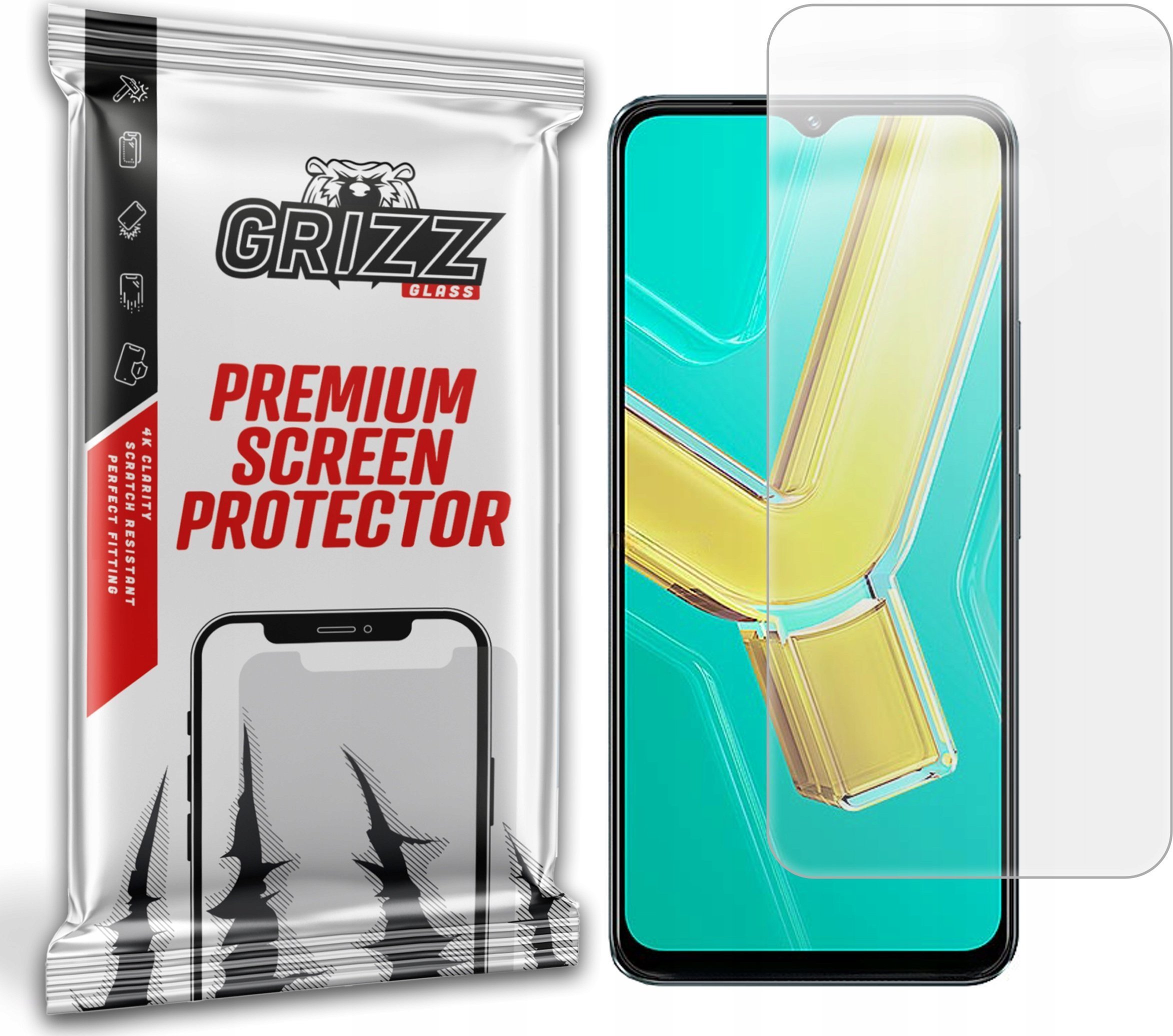 Folie mbrojtëse Grizz PaperScreen për Vivo Y03t, anti-fingerprint, mat, transparente