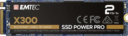 Disk SSD Emtec X300 Power Pro, 2TB, M.2 2280 PCI-E x4 Gen3 NVMe