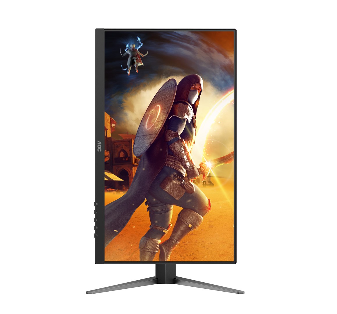Monitor gaming AOC G4 27G4HA, 27", Full HD, LED, i zi me të kuqe