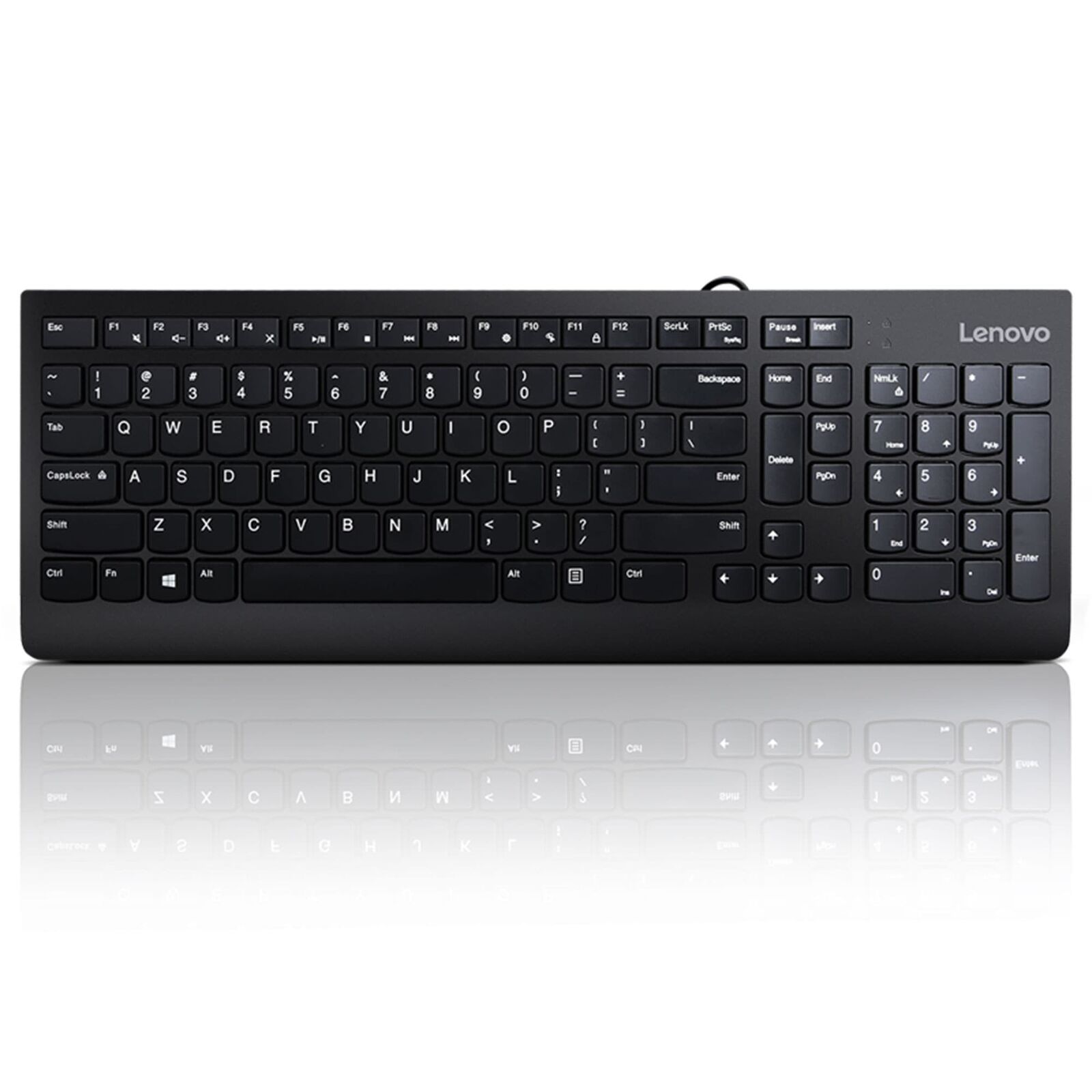 Tastierë Lenovo 300 GX30M39655, ergonomike, e zezë