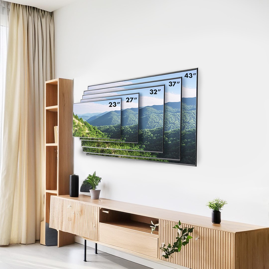 Mbajtëse muri për TV Maclean MC-414, VESA 200x200, 23-43", 30kg