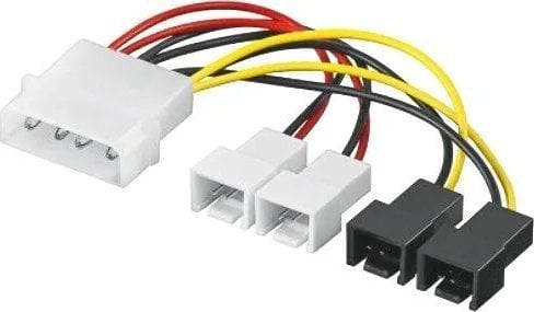 Kabllo furnizimi për ventilator Premium Cord, 5.25", 3-pin, 5V 12V