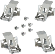 Kapëse montimi për panel LED Kanlux CLIPS BRAVO S/P 60-62, për tavane gips karton, çelik inox, argjendi