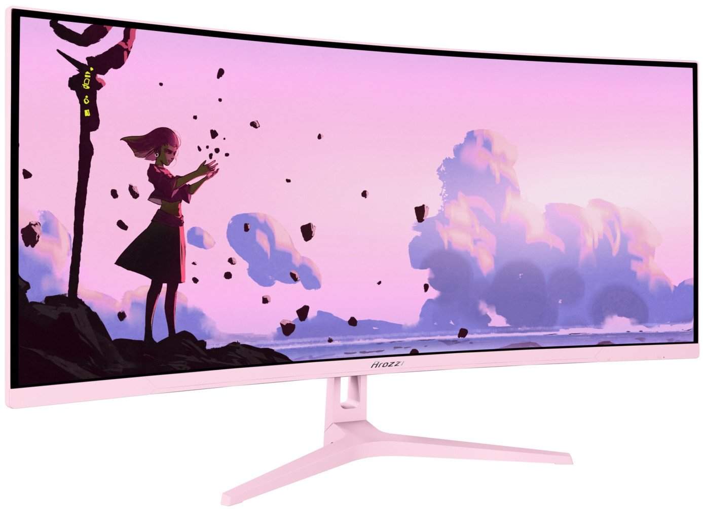 Monitor gaming Arozzi Nova 34", UWQHD, 165Hz, rozë