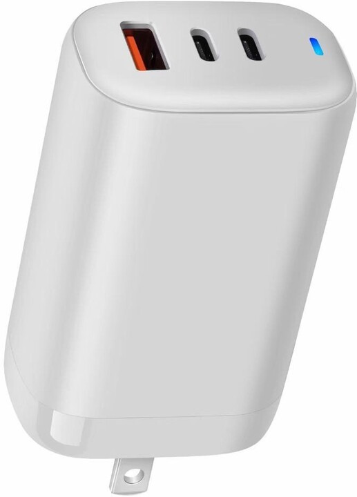 Karikues Acer GaN, 65W, USB-A, 2x USB-C, EU + UK, i bardhë