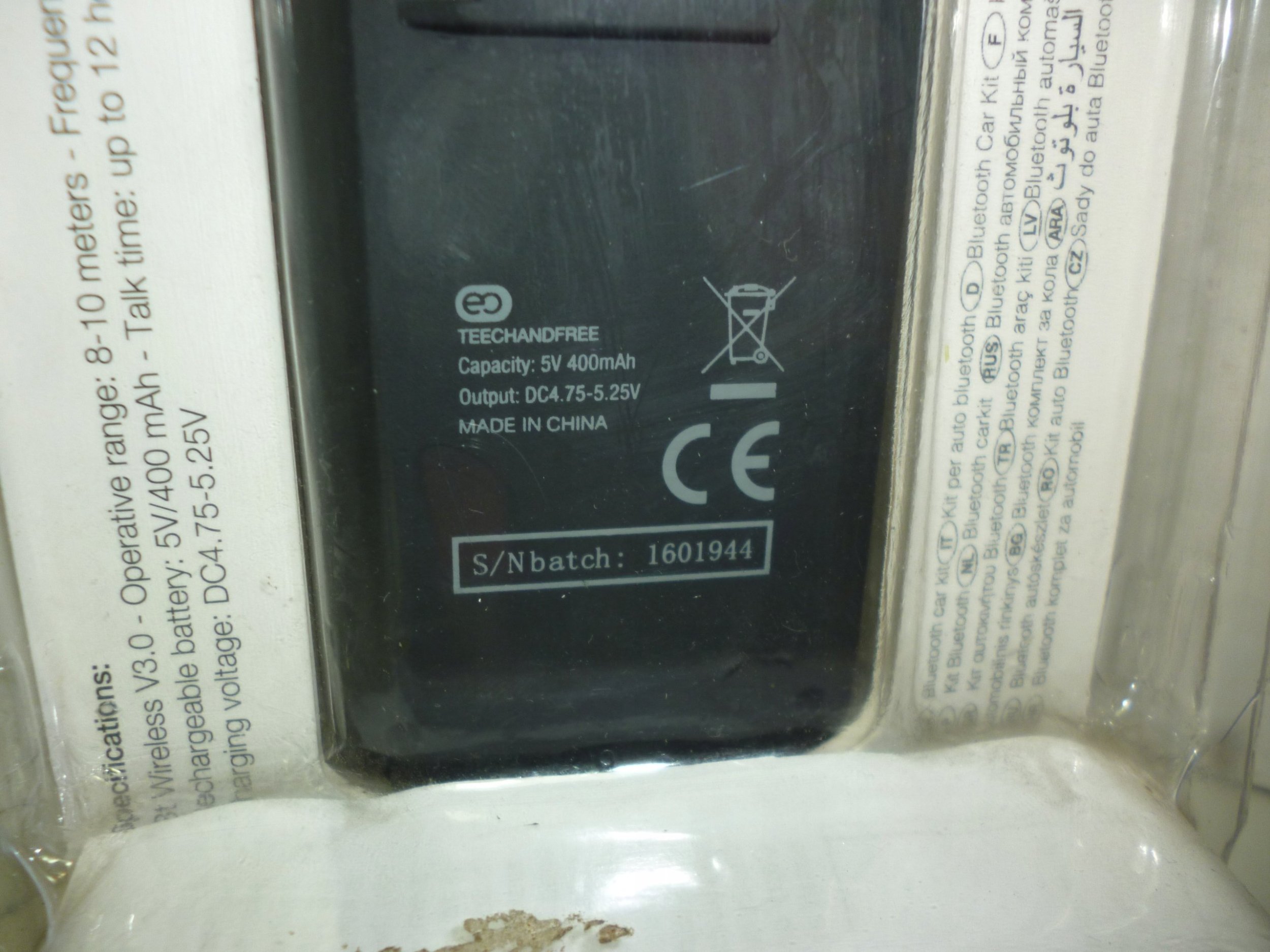 Kufje Bluetooth SBS TEECHANDFREEK, hands free, me bateri rikarikueshme, të zeza