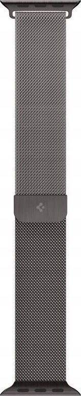 Лента за Apple Watch Spigen Metal Fit, не’рѓосувачки челик, за 49mm 45mm 44mm 42mm, сива графит