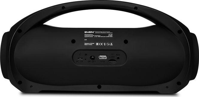 Altoparlant Bluetooth Sven PS-420, portativ, me USB dhe microSD, i zi