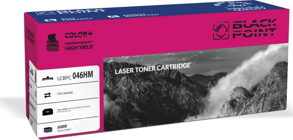 Toner për printer Black Point CRG-046H, magenta