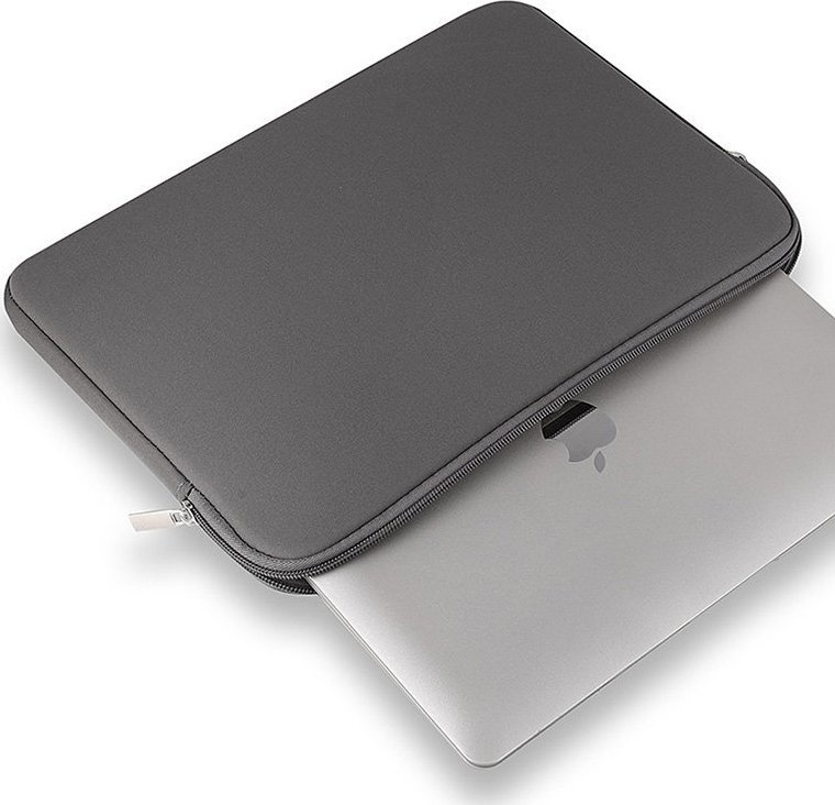 Çantë universale laptopi Hurtel, 15.6", neopren, gri