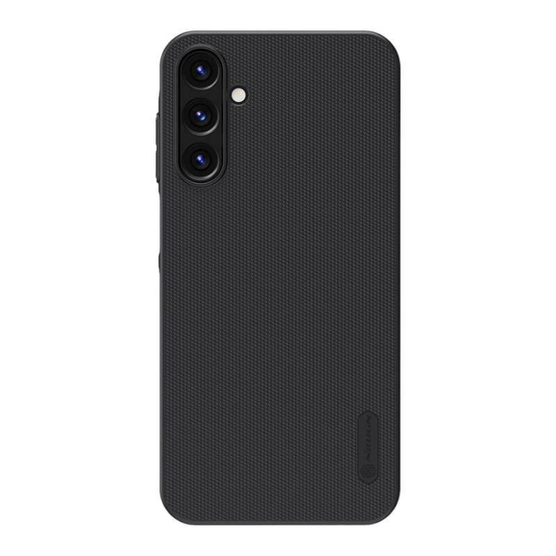 Kapak telefoni Nillkin Frosted Shield për Samsung Galaxy A15 5G, PC i fortë, antirrëshqitës, i zi