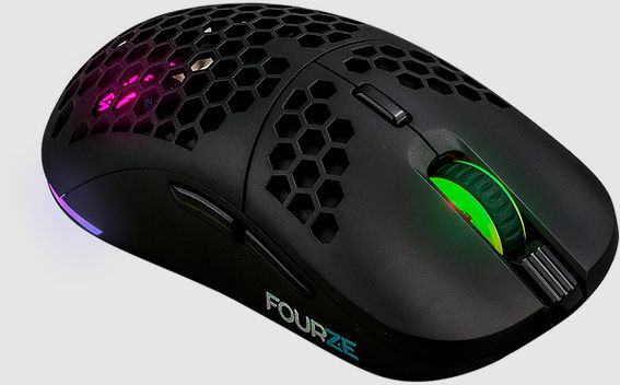 Maus gaming FOURZE GM900, ambidextrous, pa tela, i zi me RGB