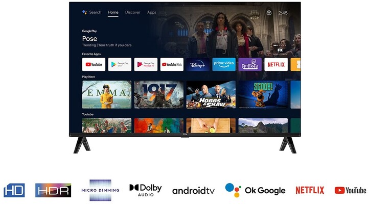 Televizor TCL 32S5400, 32" (80cm), HD, i zi