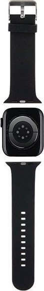 Rrip ore Karl Lagerfeld NFT Choupette, për Apple Watch 38/40/41mm, gome, i zi