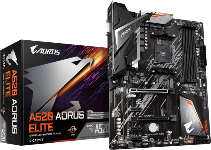 Pllakë amë GIGABYTE A520 AORUS ELITE (rev. 1.0)