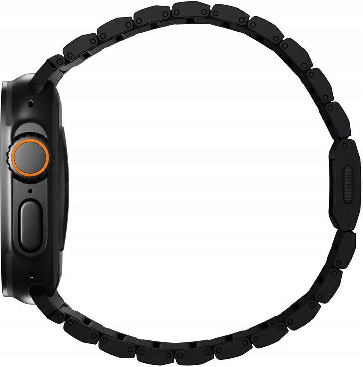 Rrip ore Titanium për Apple Watch V2, 45mm, hallka të rregullueshme, i zi