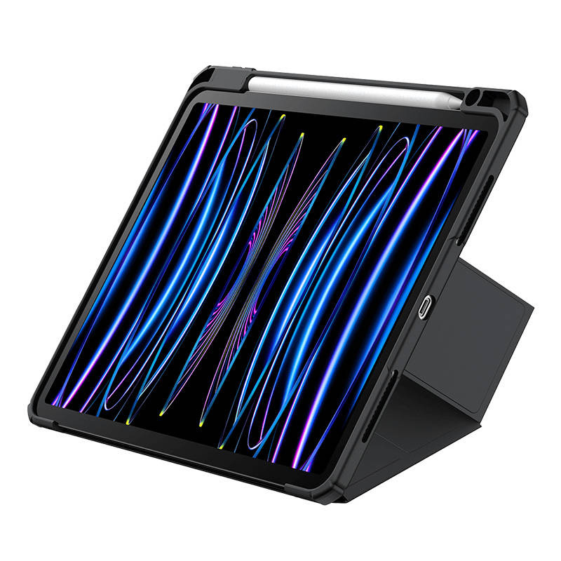Mbulesë tablet Baseus Minimalist për iPad Pro 11", magnetike, me mbajtës stylus, e zezë